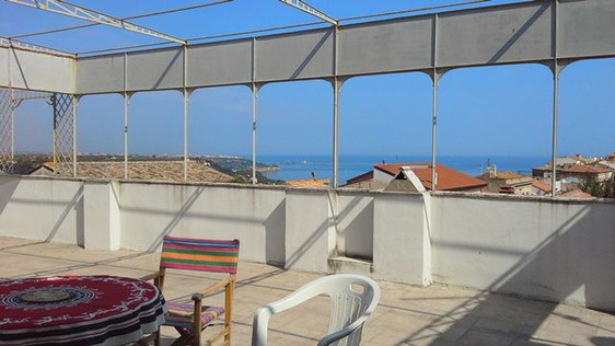 A unique appartment overlooking the town of San Vito with the adriatic sea as a backdrop and open mountain views. 1